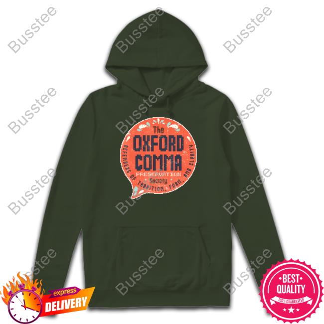 Oxford Comma Preservation Society T Shirts