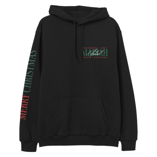 Official Mariah Carey Merch Store Shop Mariah Carey Merry Christmas Photo Pullover Hoodie MariahCarey