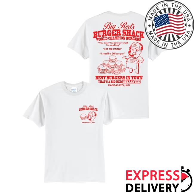 Original Big Red’S Burger Shack World Champion Burgers Best Burgers In Town Art Hoodie Sweatshirt