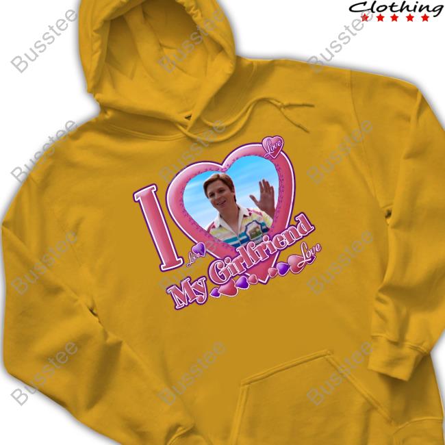Official Alice Pesca I Love My Girlfriend Sweatshirt Alice Pesca I Love My Girlfriend Official Hooded Sweatshirt