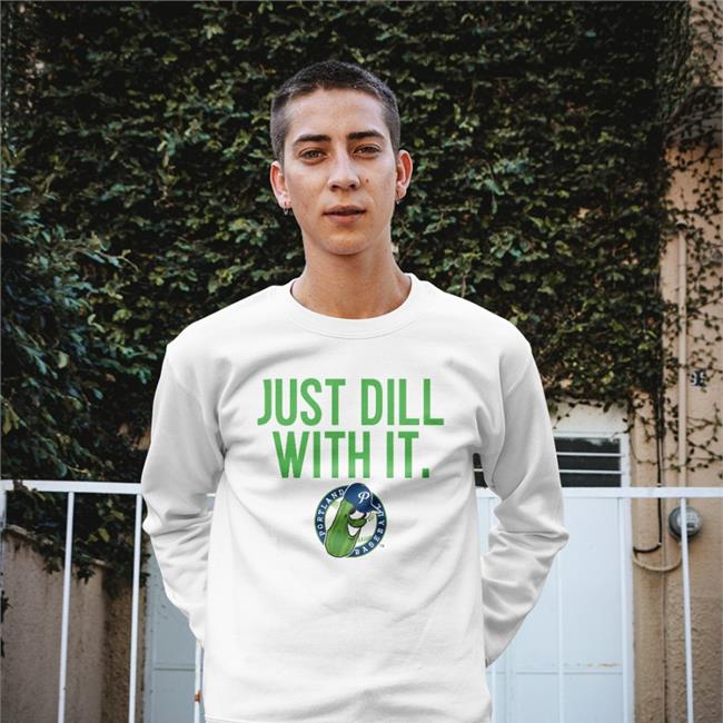 Pickles Baseball Just Dill With It Hoodie Pickles Shop