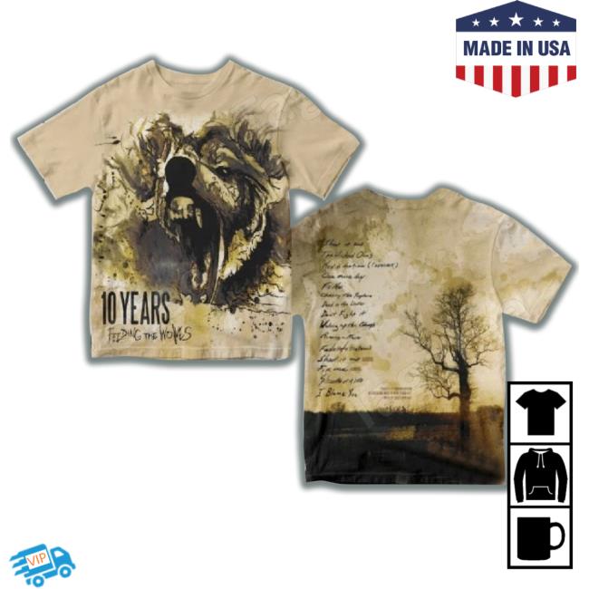 10 Years Feeding The Wolves Album Cover 3D Sweaters