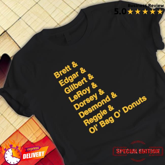 Official Brett Edgar Gilbert Leroy Dorsey Desmond Reggie Oi Bag O Donuts Classic Shirt
