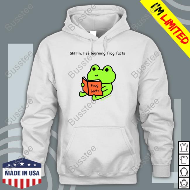 Greb Comics Shhhh He's Learning Frog Facts T Shirts Grebcomics