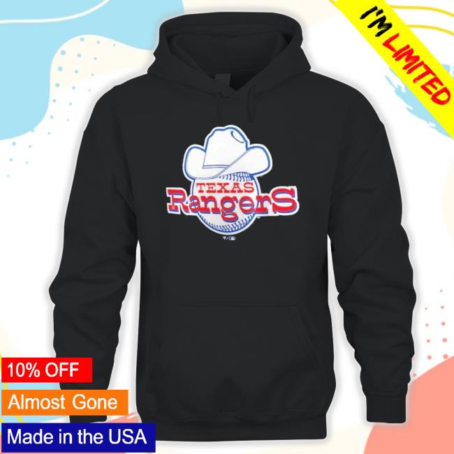 Texas Rangers Fanatics Branded Cooperstown Collection Forbes Team Logo Hoodie Sweatshirt