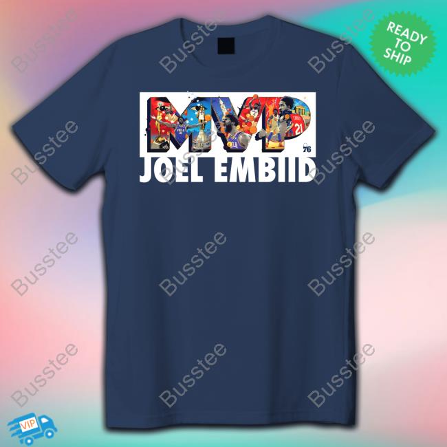 Official Mvp Joel Embiiid Philadelphia 76Ers Sweatshirt