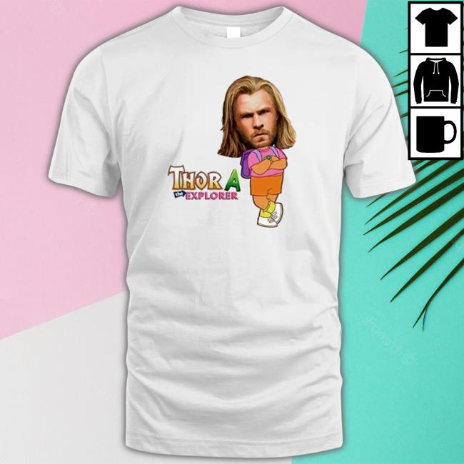 Thor A The Explorer Parody Crewneck Sweatshirt Thor A The Explorer Parody tee shirt