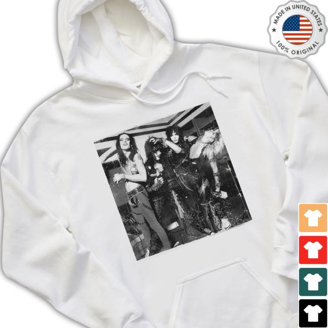 Black And White Photo Motley Crue shirt