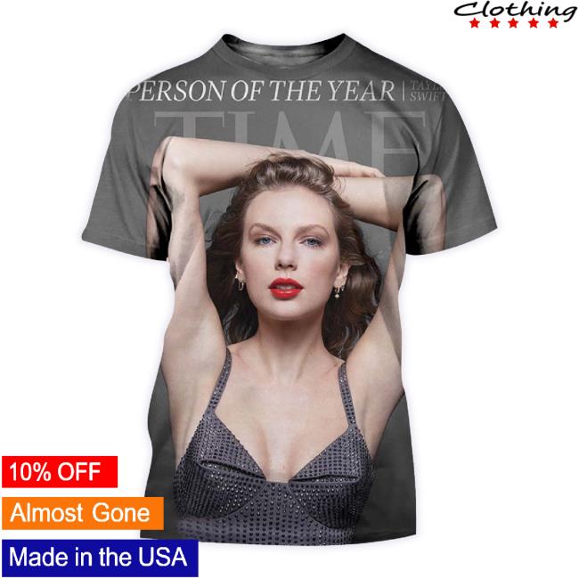 Original Taylor Swift Time Person Of The Year Issue The Third Cover Poster All Over Print Long Sleeve Tee