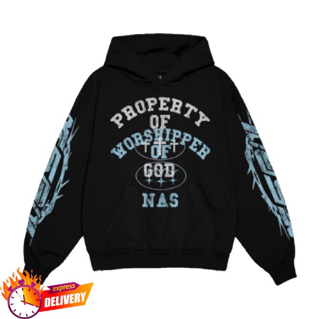 Trending Lil Nas X Store Merch Property Of God Pullover Tee Blue Lilnasxstore Shop