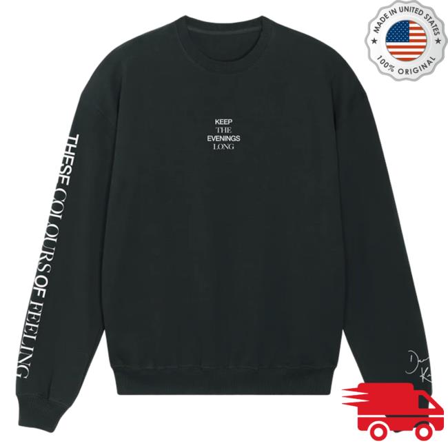 Official Interscope Records DermotKennedy Merch Clothing Store Dermot Kennedy An Evening I Will Not Forget: Black Sweater