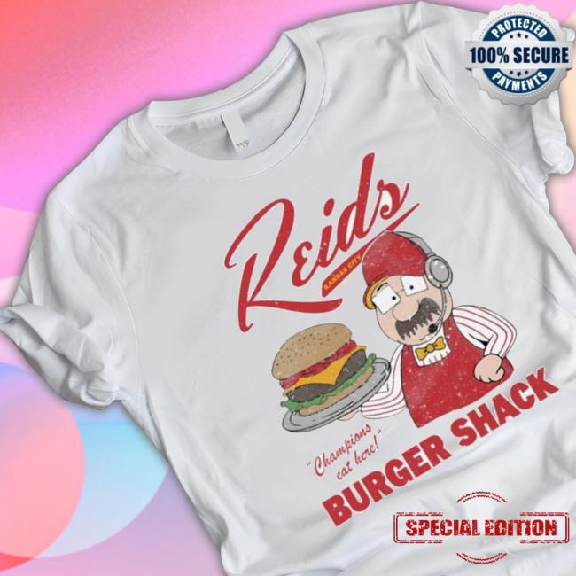 Reids Kansas City Champions Eat Here Burger Shack Hooded Sweatshirt