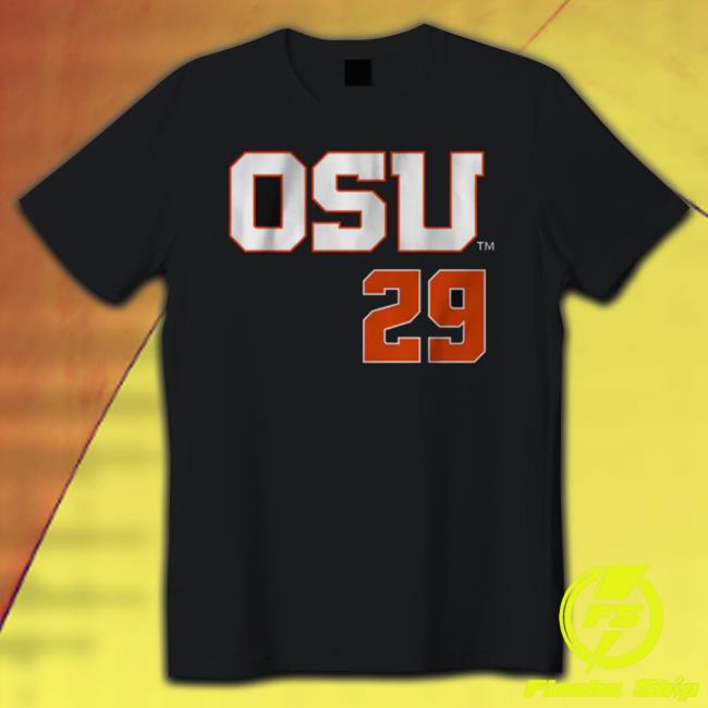Oregon State Baseball Jacob Melton 29 Long Sleeve Shirt