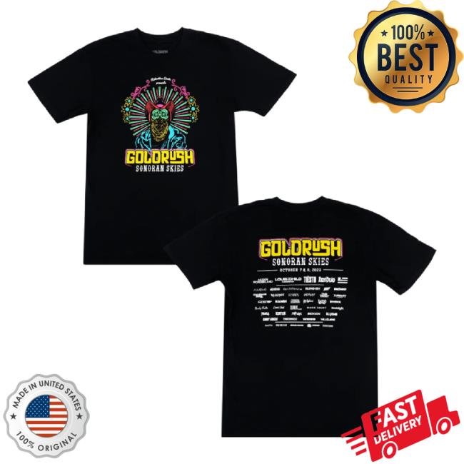 Original Hellomerch Shop Relentless Beats Goldrush 2023 Lineup Shirts