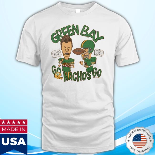 Beavis And Butthead X Green Bay Packers Nachos T Shirt