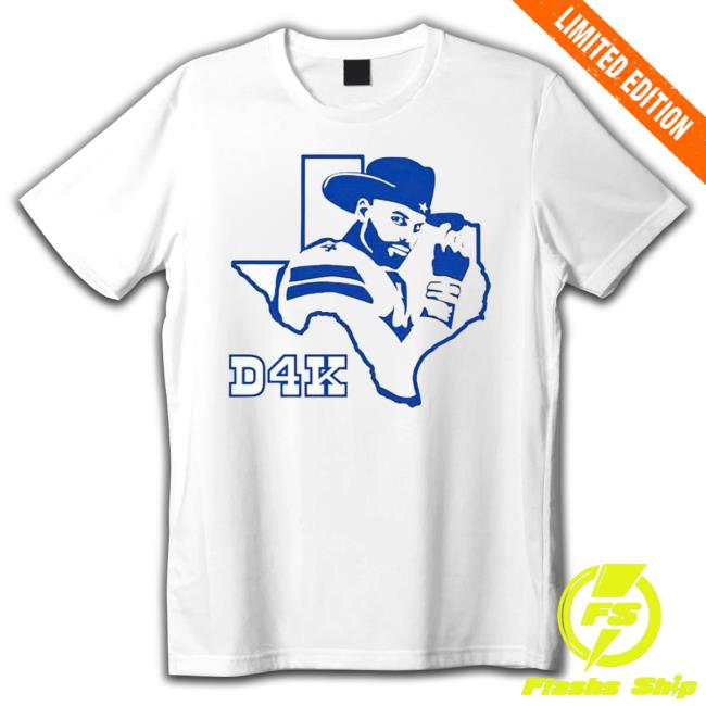 Dak Prescott D4k Dak Prescott Cowboys Tee Shirt