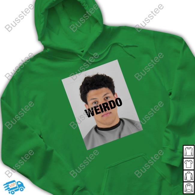 Official Jackson Mahomes Weirdo Long Sleeve T Shirt Official Jackson Mahomes Weirdo Tee Shirt