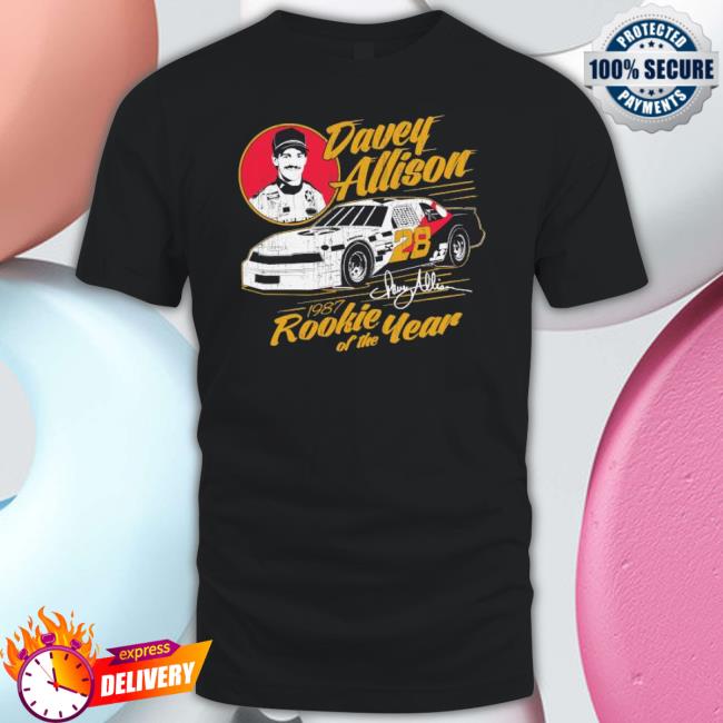 Davey Allison Fanatics Branded Rookie Of The Year 1987 shirt