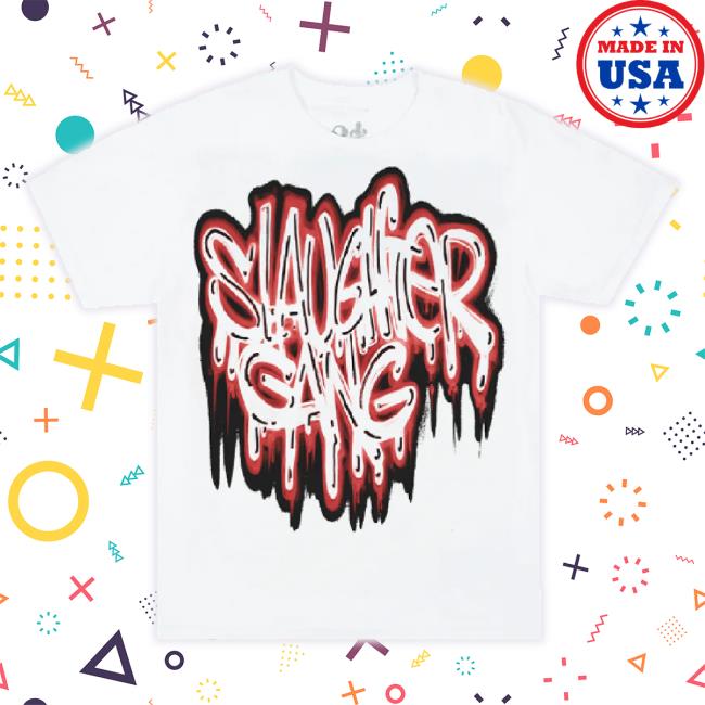Official 21 Savage Store Merch 21 Savage Slaughter Gang Drip Tee V2 21Savage Shop