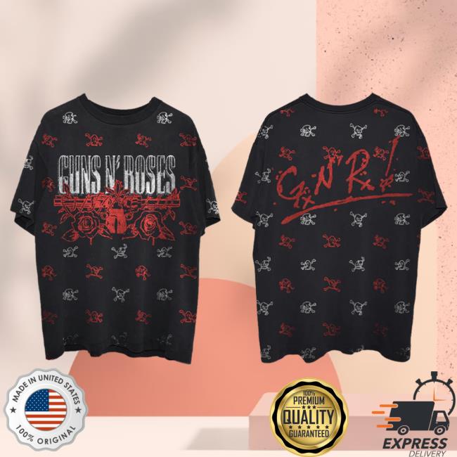 Official Gnr Merch Store All Over Print Top Shirt Gnrmerch