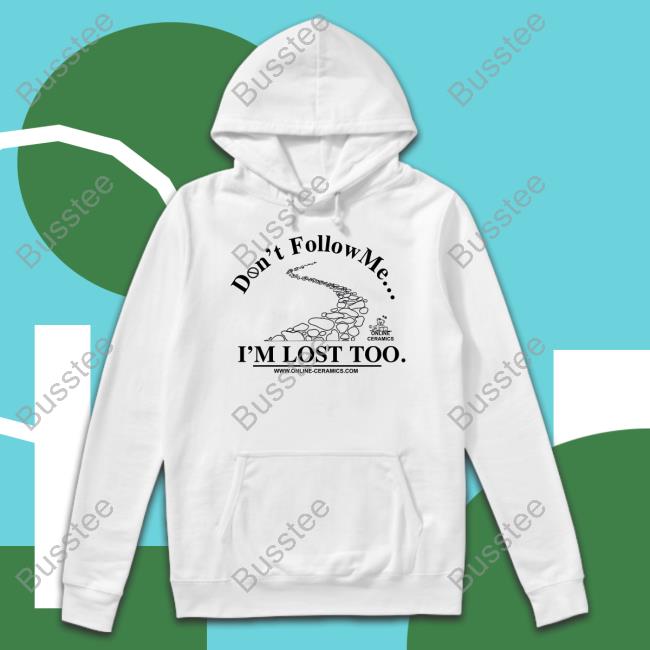 Wilfried Zaha Wearing Don't Follow Me I'm Lost Too Online Ceramics Tee Shirt