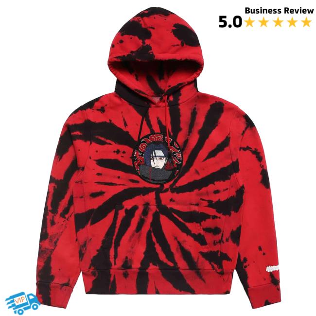Official Hypland Clothing Merch Store Hypland Shippuden Itachi Crewneck (Red Tie Dye)