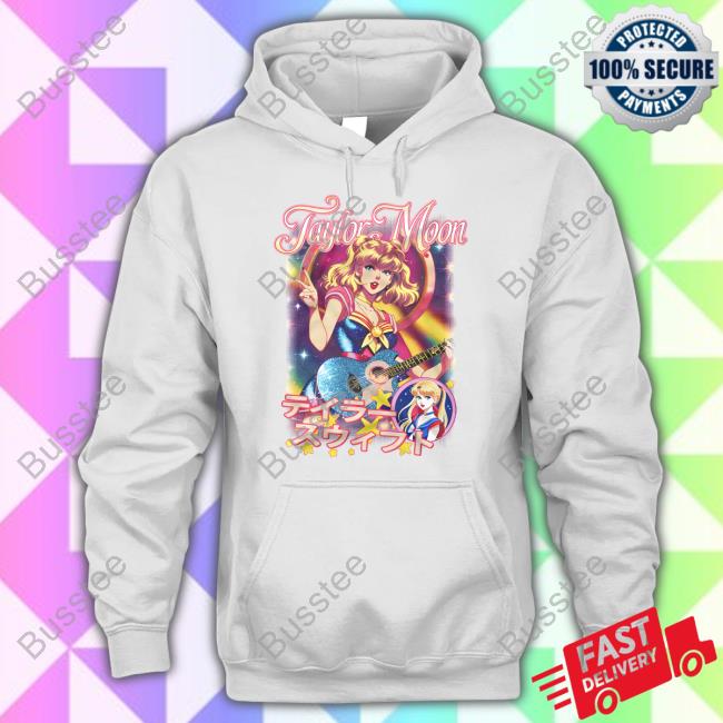 Boketomedia Merch Taylor Swift x Sailor Moon Taylor Moon Tee Shirts