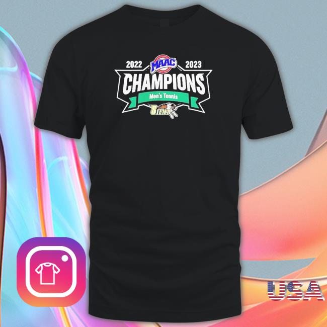 Siena Mens Tennis 2023 Maac Champions shirt