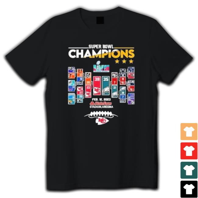Super Bowl Champions Kansas City Chiefs State Farm Stadium Arizona Hoodie