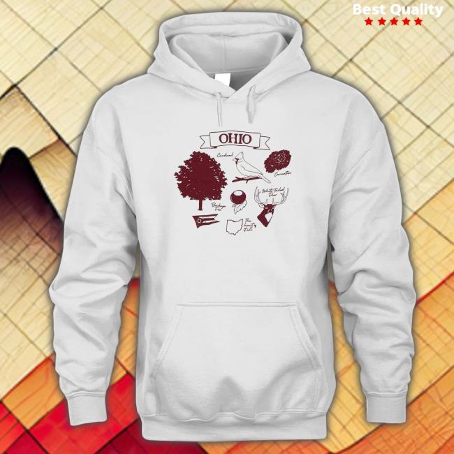 State Of Ohio Symbols Crewneck Sweatshirt State Of Ohio Symbols shirt, hoodie, tank top, sweater and long sleeve t-shirt