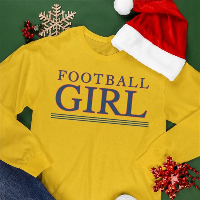 Football Girl T-Shirt Barstoolsports Store