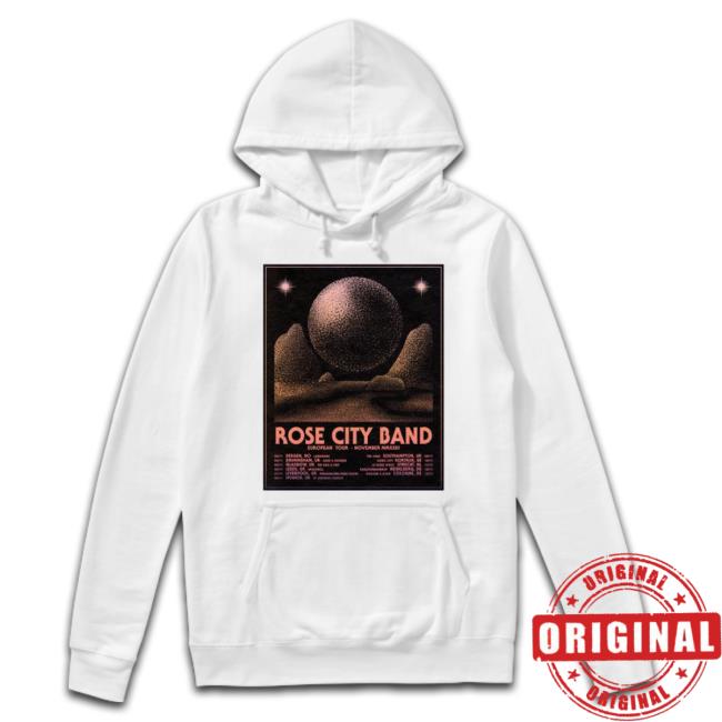 Official Rose City Band Uk Europe Tour November 2023 Poster Shirt