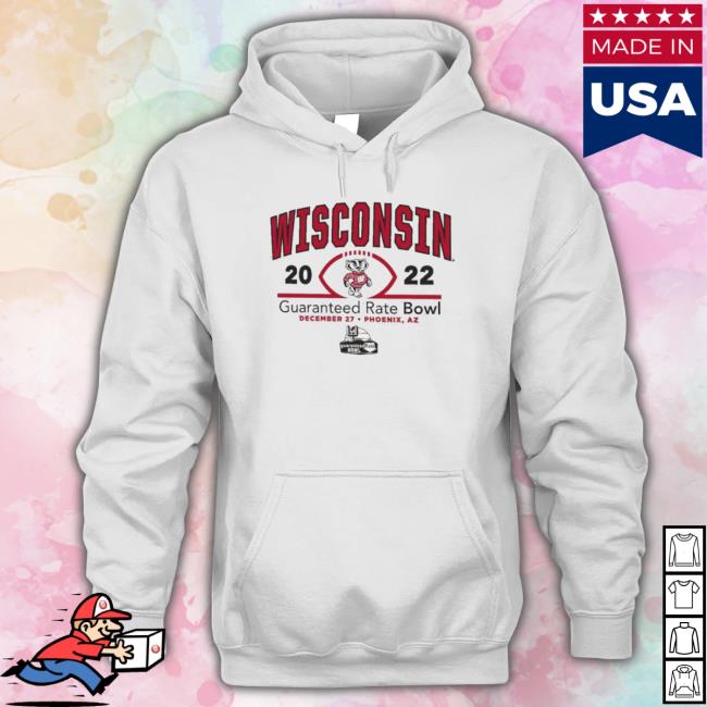 Guaranteed Rate Bowl 2022 Wisconsin Badgers Logo T-Shirt