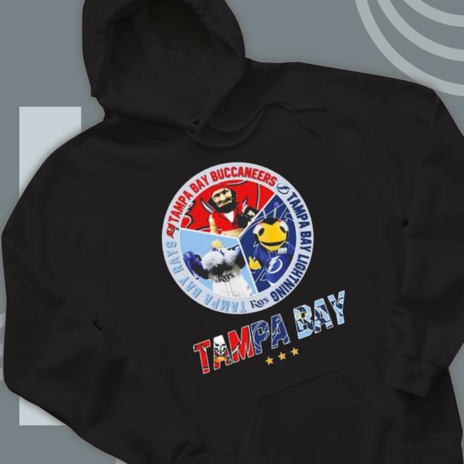 Tampa Bay Team Sport Tampa Bay Rays Tampa Bay Buccaneers Tampa Bay Lightning 2023 Shirt