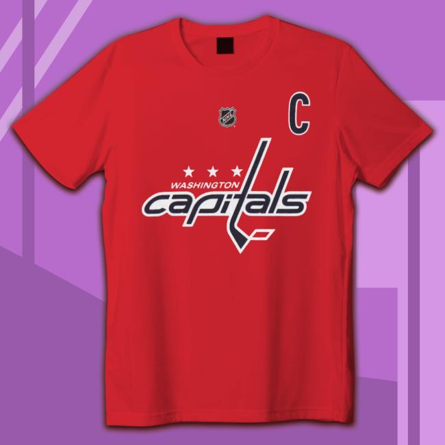 Alexander Ovechkin Washington Capitals Fanatics Branded Name And Number Sweatshirts