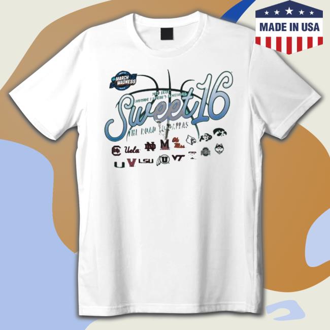 2023 Ncaa Division I Women’S Basketball Sweet 16 The Road To Dallas shirt