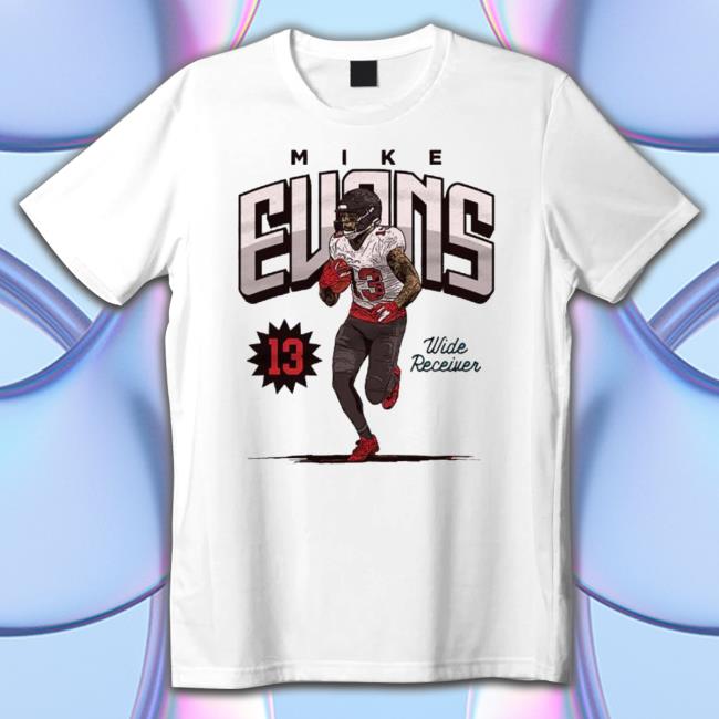 Mike Evans Tampa Bay Buccaneers Player Name Wide Receiver T-Shirt