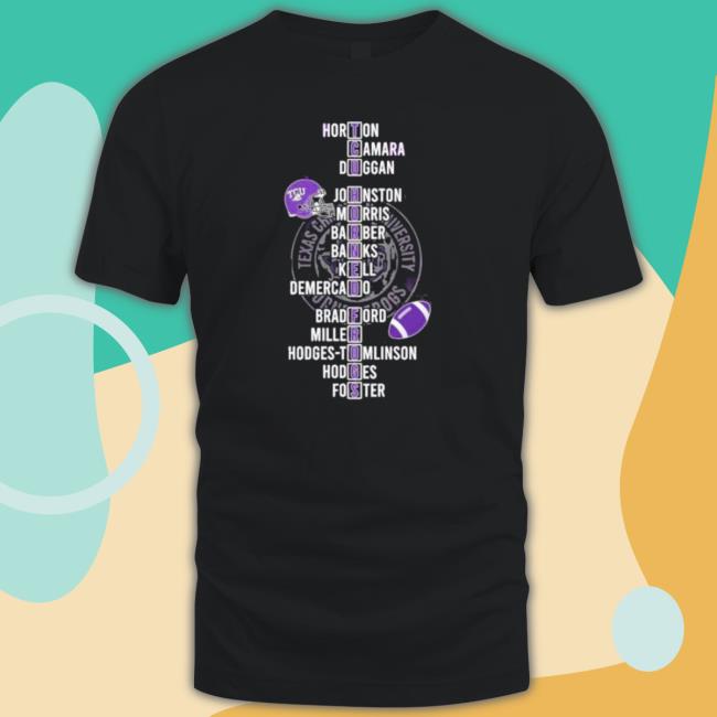 Tcu Horned Frogs Horton Camara Duggan And Teams Players 2023 Shirt