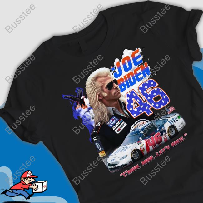 Joe Biden #46 C'mon Man Let's Race Hooded Sweatshirt