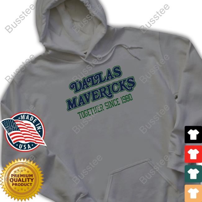 Mark Cuban Wearing Dallas Mavericks Together Since 1980 Sweatshirt