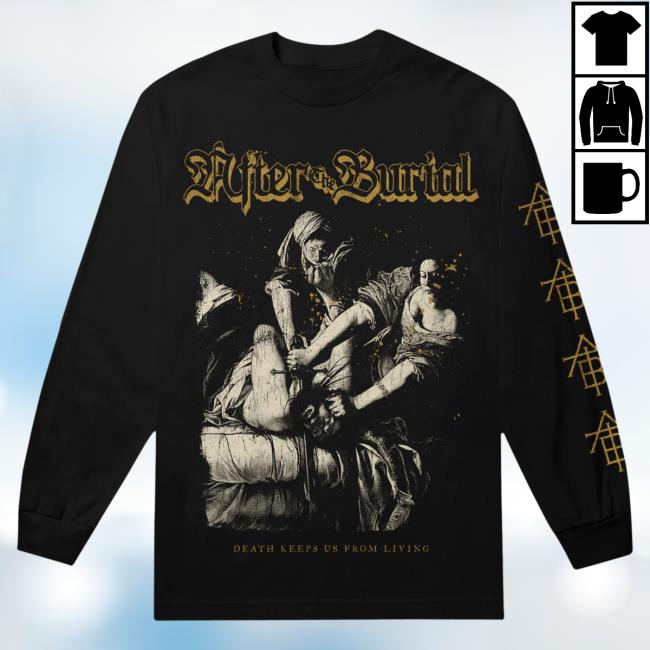 Official After The Burial Merch Carnage Black Long Sleeve T-Shirt