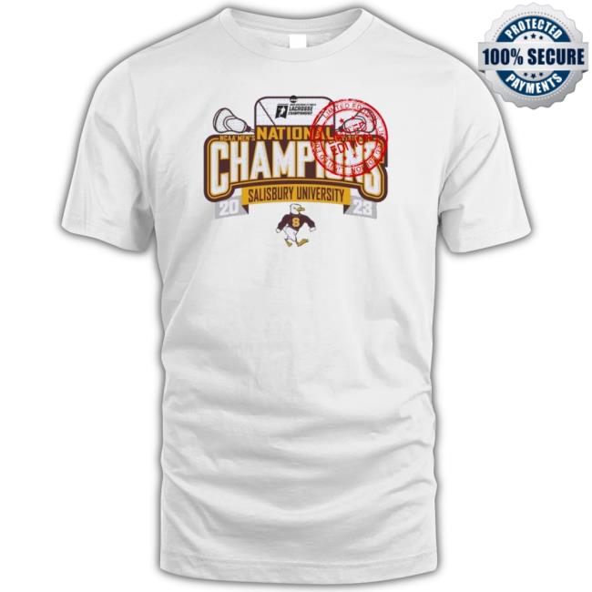 Official Ncaa Men’S National Division Iii Champions Salisbury University Sacrossee 2023 Shirt