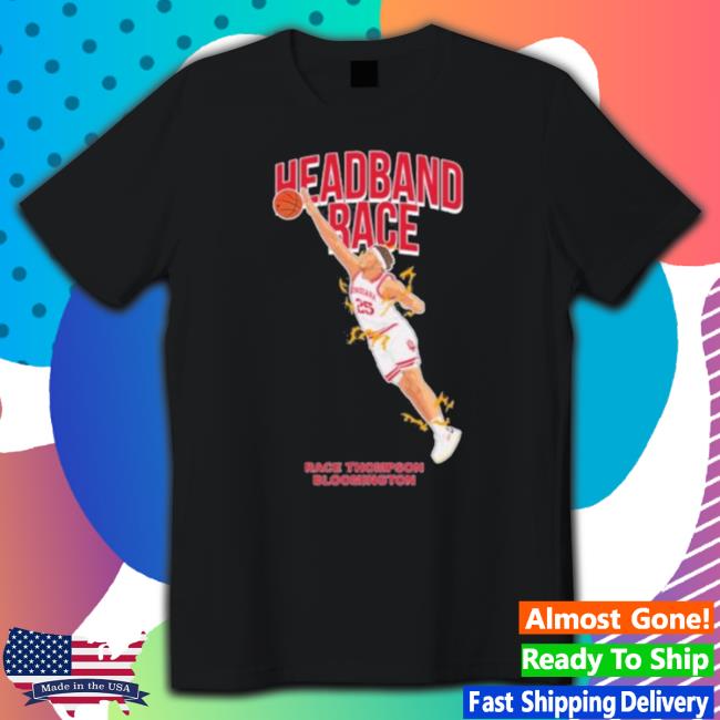 Headband Race Tee, Race Thompson Bloomington t- shirt