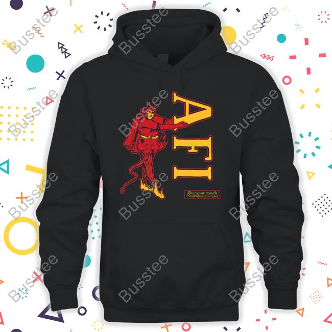 Afi Shut Your Mouth And Open Your Eyes Devil Tee Shirt Afireinside Merch Afi Shut Your Mouth And Open Your Eyes Devil Hoodie