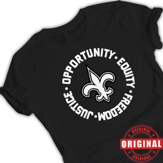 New Orleans Saints Opportunity Equality Freedom Justice Sweater