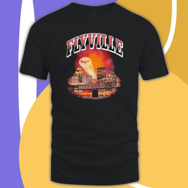 Louisville Flyville Logo Long Sleeve Shirt