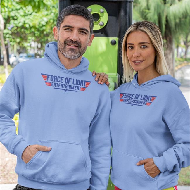 Topgunmaverick Force Of Light Entertainment Hooded Sweatshirt Fole Hooded Sweatshirt