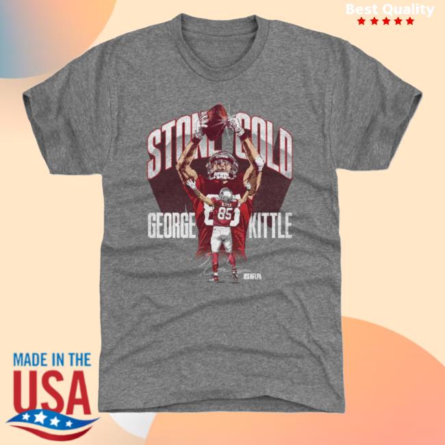 500Level George Kittle San Francisco Stone Cold Wht Tee