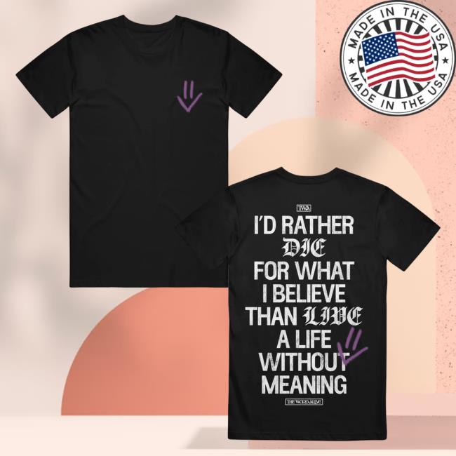 Official Merch Now The Word Alive Lyric Black New Shirt MerchNow