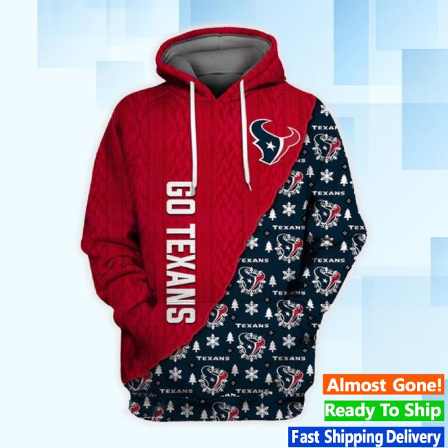 Houston Texans Cool Christmas 3D Sweatshirt For Men Women
